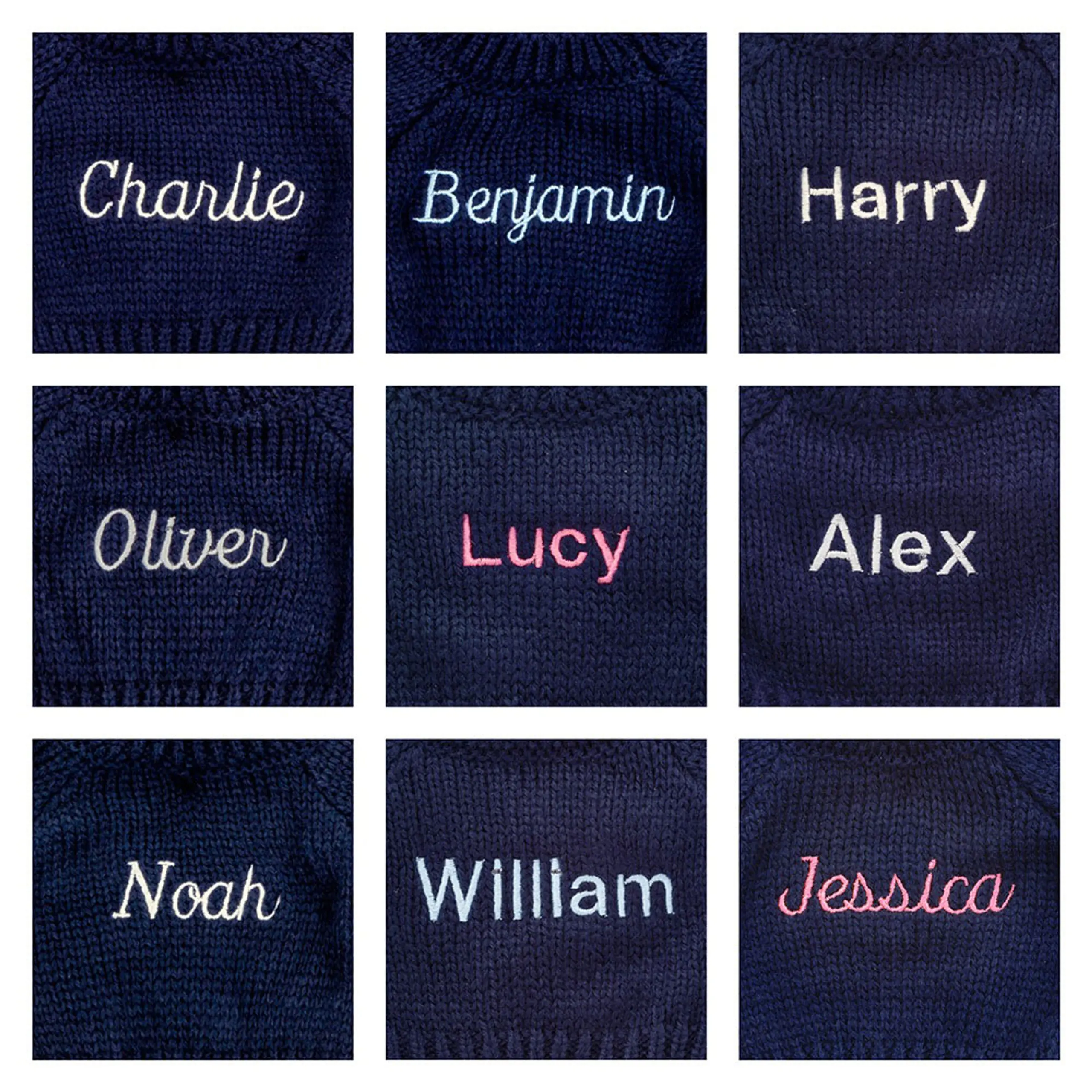 Bashful Beige Bunny with Personalized Navy Jumper - Image 2